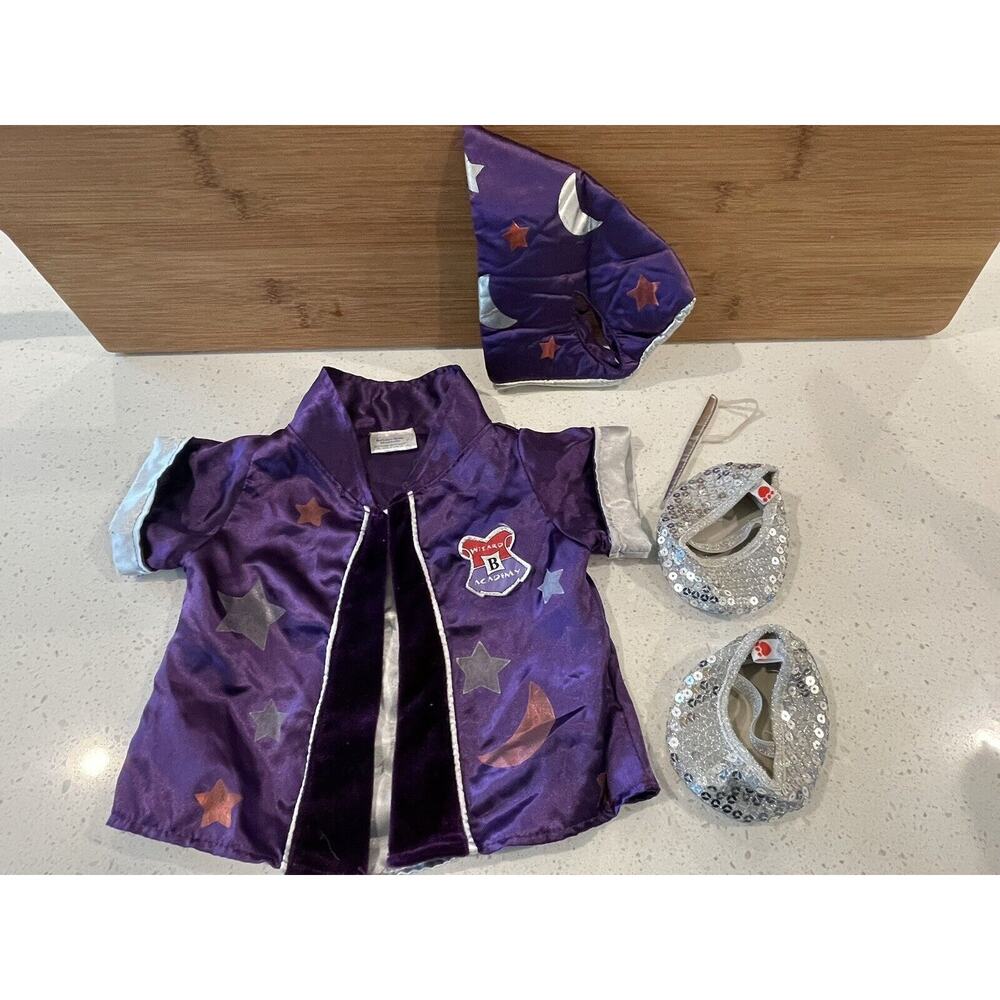 Build A Bear HARRY POTTER Wizard Academy‎ Robe, hat, wand, and shoes